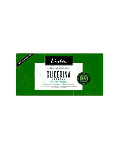 Lida Jabon de Glicerina en Pastillas con Aloe Vera 2 X 125 g