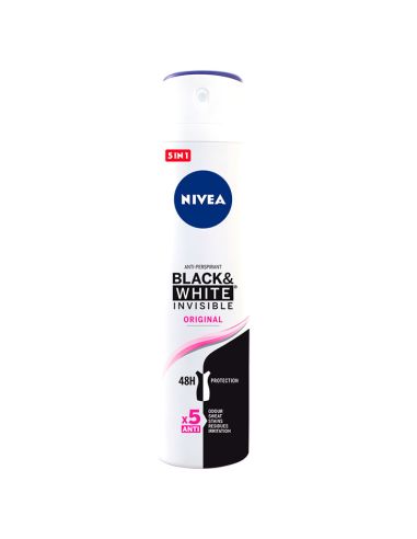 Nivea Black & White Invisible Original Spray 200 Ml