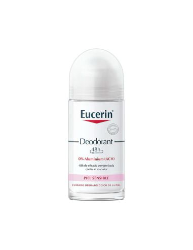 Eucerin Desodorante Roll-On 24h 0% Aluminio 50 ml