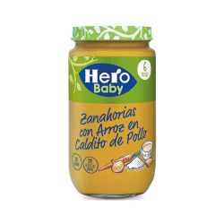 Hero Baby Tarrito Zanahorias con Arroz en Caldito de Pollo 235 g