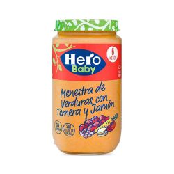 Hero Baby Tarrito Menestra de Verduras con Ternera y Jamón 235 g