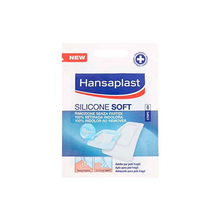 Hansaplast Apósito Silicone Soft 8 uds