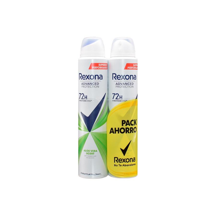 Rexona Aloe Vera Scent Desodorante Spray 200 ml X 2