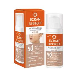 Ecran Sun Antimanchas Fluido Facial Protector con Color SPF50+ 50 ml