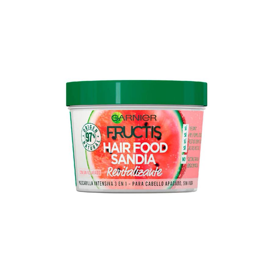 Fructis Hair Food Sandía Revitalizante Mascarilla 390 ml