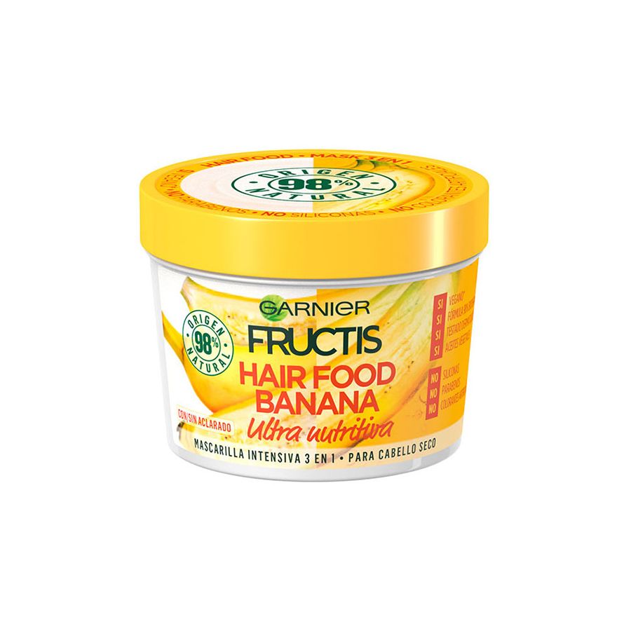 Fructis Hair Food Banana Ultra Nutritiva Mascarilla 390 Ml