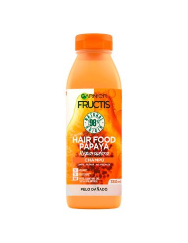 Fructis Hair Food Papaya Reparadora Champú 350 ml
