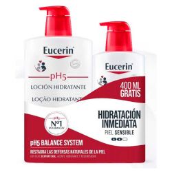 Eucerin Pack Loción Ph5 Hidratante 1000 ml + 200 ml