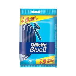 Gillette Maquinillas De Afeitar Desechables Blue II 15 + 5 Uds
