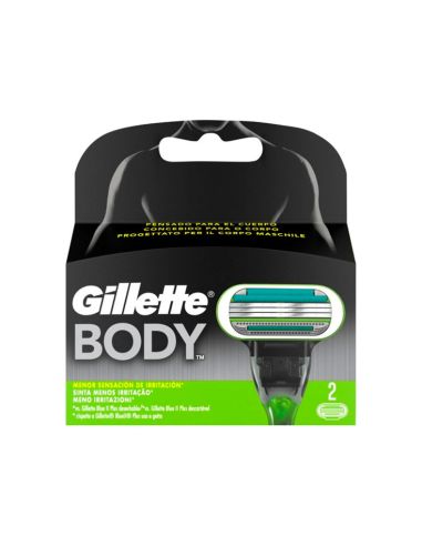 Gillette Body Recambio De Maquinilla Depilatoria 2 uds