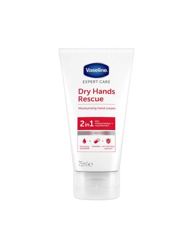 Vaseline Dry Hands Rescure 2en1 Crema De Manos 75 ml