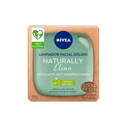 Nivea Naturally Clean Jabón Exfoliante Facial Anti-imperfecciones 75 gr