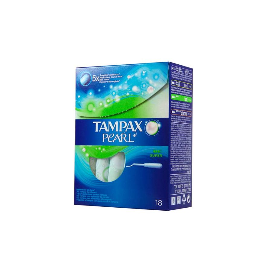 Tampax Pearl Super Tampón 18 uds