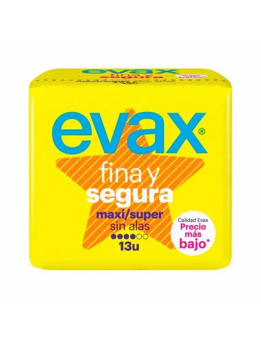 Evax Fina Y Segura Maxi Compresas 13 uds