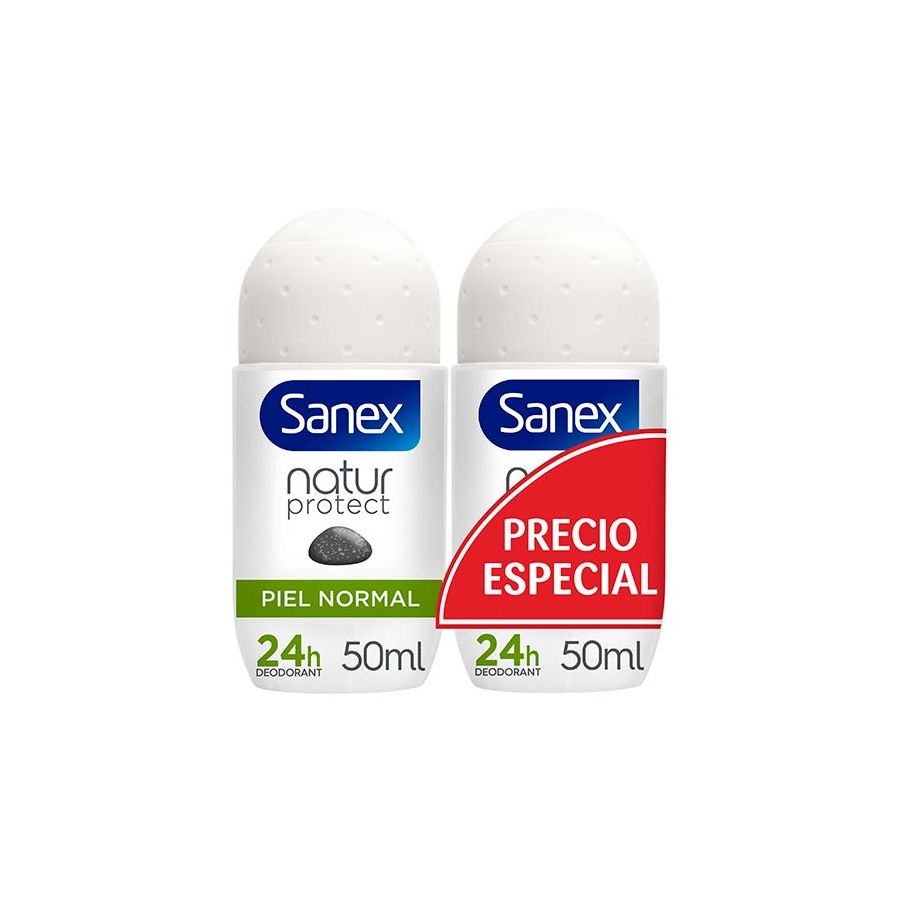 Sanex Natur Protect Desodorante Roll-On Duplo 2x 50 ml