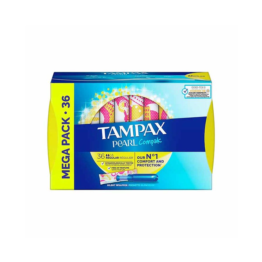 Tampax Compak Pearl Regular Tampón 36 uds