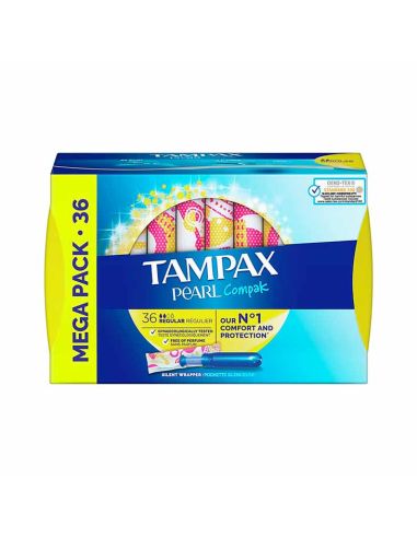 Tampax Compak Pearl Regular Tampón 36 uds