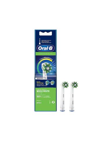 Oral-B Crossaction Cepillo Dental Recambio 2 uds