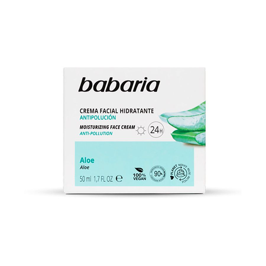 Babaria Aloe Crema Facial Hidratante 50 ml