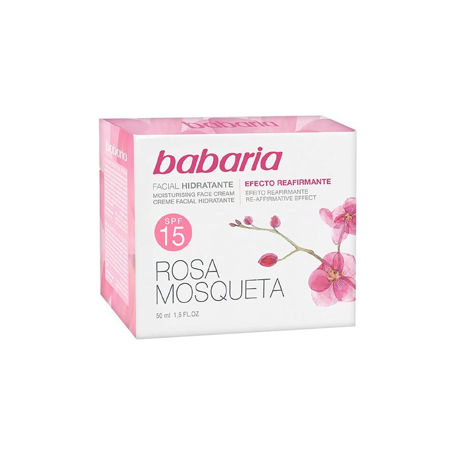 Babaria Rosa Mosqueta Crema Facial Hidratante SPF15 - 50 ml