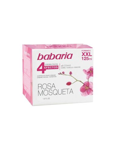 Babaria 4 Efectos Rosa Mosqueta Crema Facial 125 ml