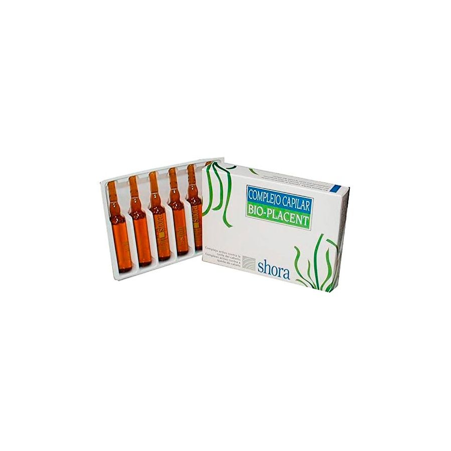 Shora Bio-Placent Ampollas Anticaída 6 unidades