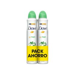 Dove Desodorante Go Fresh con Pepino y Té Verde Spray Duplo 200 ml X 2