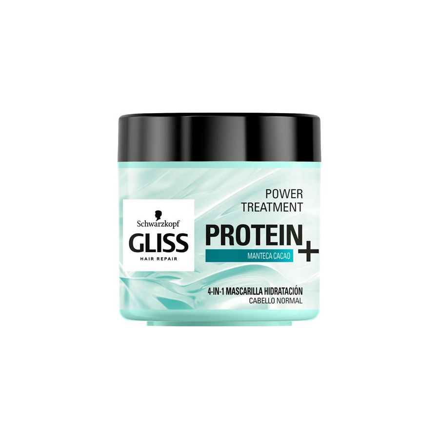 Gliss Protein+ Manteca Cacao Mascarilla Hidratación 400 ml