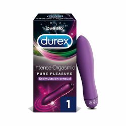Durex Vibrador Mini Intense Orgasmic Pure Pleasure, Dildo Consolador Clítoris Mujer, Estándar