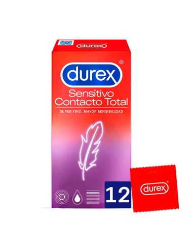 Durex Preservativos Super Finos Contacto Total - 12 condones
