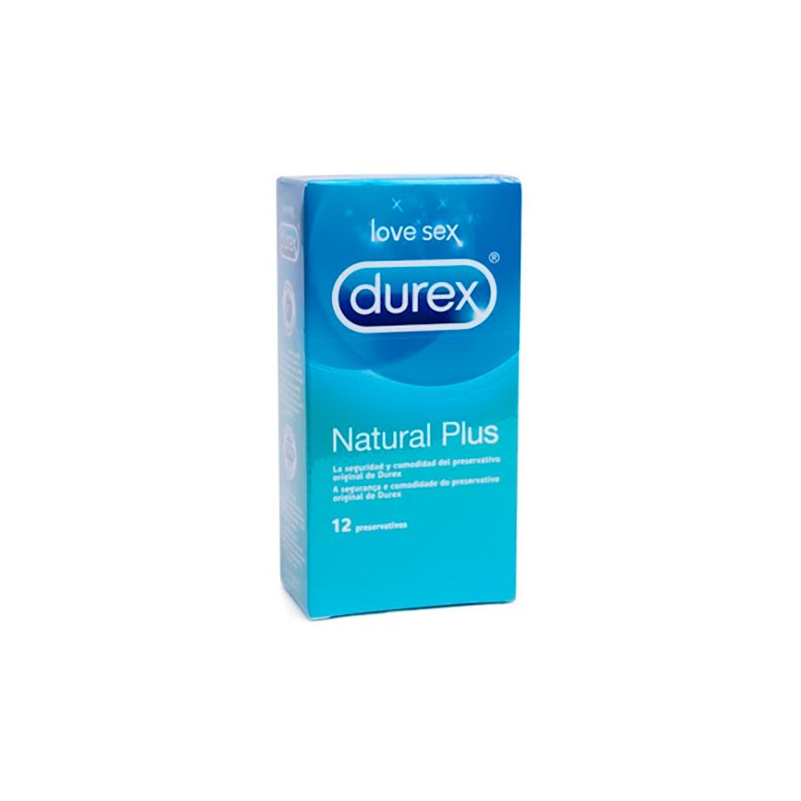 Durex Natural Plus Preservativos 12 uds