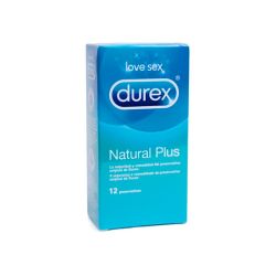 Durex Natural Plus Preservativos 12 uds