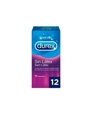 Durex Sin Látex Preservativos 12 uds