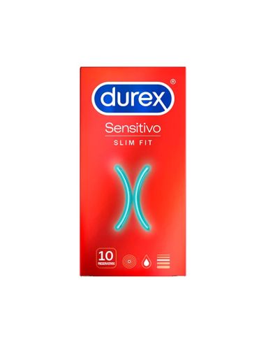 Durex Sensitivo Slim Fit Preservativos 10 uds