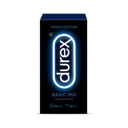 Durex Basic Mix Natural y Clasico Poliisopreno Preservativos