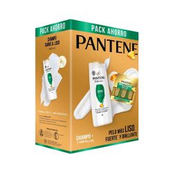 Pantene Liso Extremo Pack Champu Y Ampollas