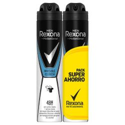 Rexona Invisible Ice Fresh Desodorante Spray 200 ml X 2