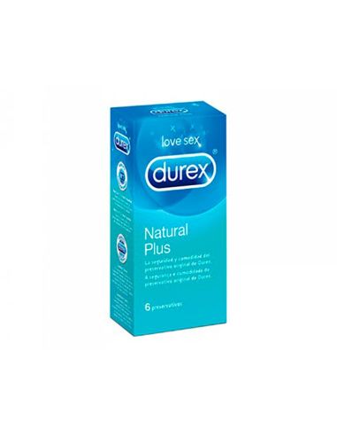 Durex Natural Plus Preservativos 6 uds