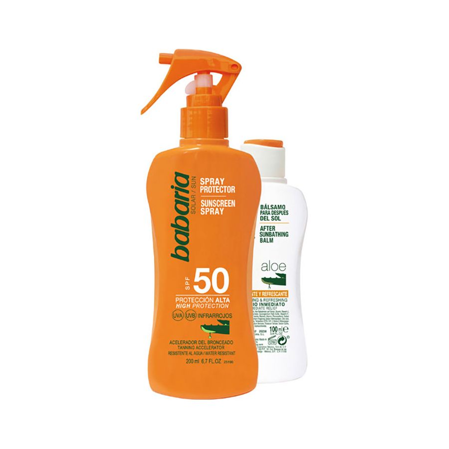 Babaria Spray Protector Spf 50 + Aftersun Aloe