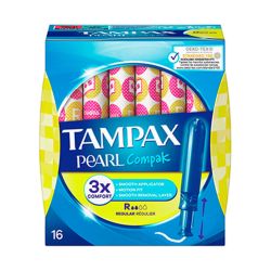 Tampax Compak Pearl Regular Tampones 16 uds
