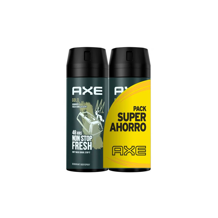 Axe Gold Desodorante Spray Duplo