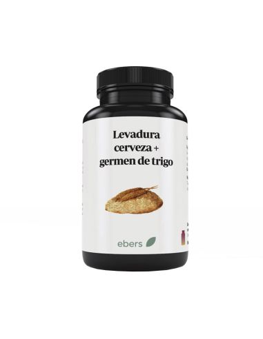 Ebers Cápsulas Levadura de Cerveza + Germen de Trigo 600 mg 100 Comprimidos