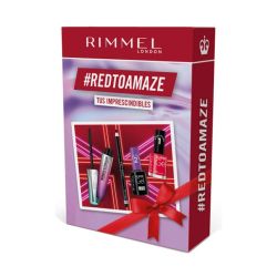 Rimmel Red To Amaze Estuche 4 piezas