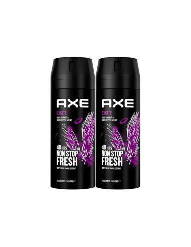 Axe Desodorante Excite 150ml 2x1