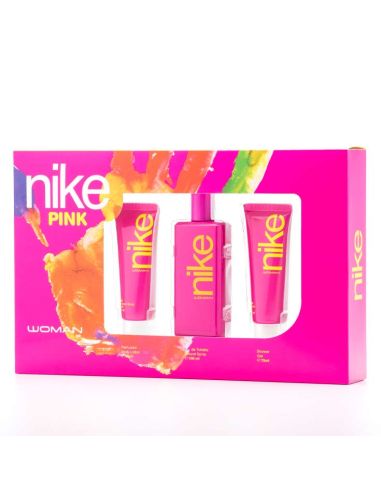 Nike Pink Woman Eau de Toilette Estuche 3 Piezas
