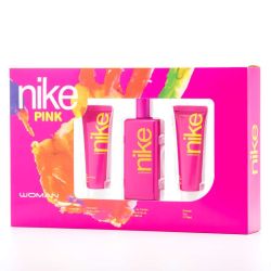 Nike Pink Woman Eau de Toilette Estuche 3 Piezas