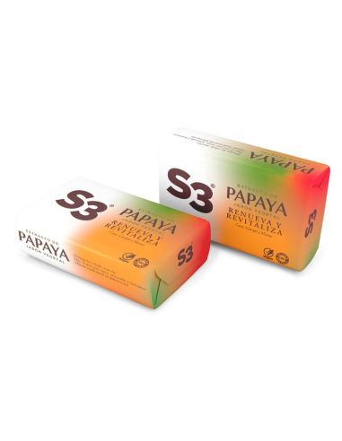 S3 Extracto de Papaya Pastilla de Jabon