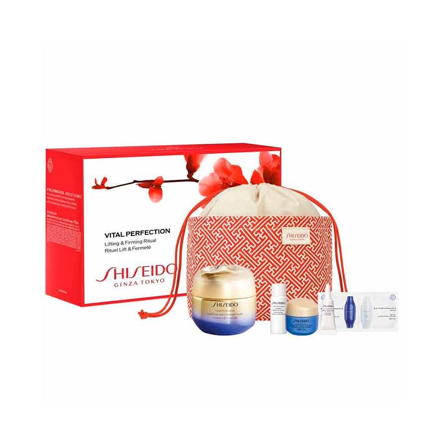 Shiseido Vital Perfection Firming Cream Pouch Set 6 Piezas