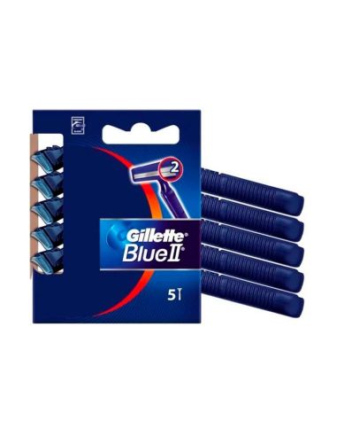 Gillette Blue II Maquinillas de Afeitar Desechable 5 uds
