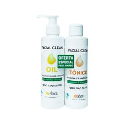 Shora Facial Clean Tonico Vita C Pack 2 Piezas
